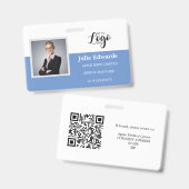 Persoonlijke foto ID & Logo toegangsbadge Badge (Voor- en achterkant)