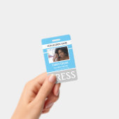 Persoonlijke foto-ID Reporter Pass ID Blue  Badge (Handheld)