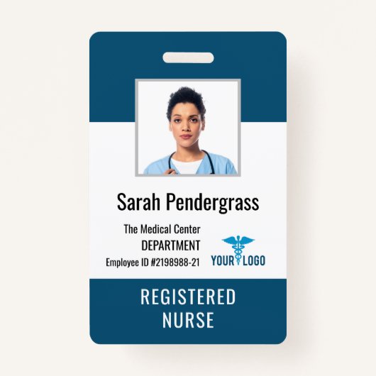 Persoonlijke foto-ID van medewerker van medisch ce Badge (Voorkant)