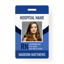 Persoonlijke foto-ID van medisch medewerker