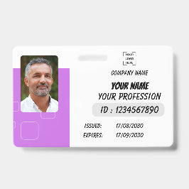Persoonlijke foto ID zakelijk badge