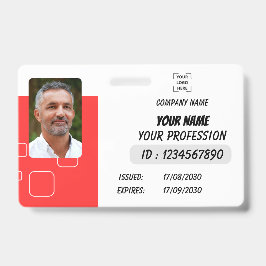 Persoonlijke foto ID zakelijke badge