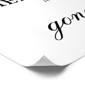 Persoonlijke foto in liefdadig geheugen poster (Hoek)