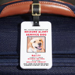 Persoonlijke foto-inbeslagname-service Dog-badge Bagagelabel<br><div class="desc">Eiwt: identificeer uw hond gemakkelijk als een werkende onderhoudshond, terwijl u uw hond op afleiding blijft richten en op afleiding blijft snijden terwijl u met een van deze k9-ID-badges werkt. Hoewel niet vereist, geeft een identiteitskaart van identiteitskaart van Dog van de Dienst u en uw de diensthond vrede van mening...</div>