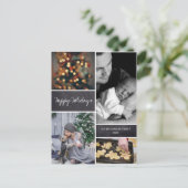 Persoonlijke foto-inkeping voor verticale reeks feestdagenkaart (Staand voorkant)