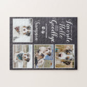 Persoonlijke foto-inkollage van Pet Memorial Legpuzzel (Horizontaal)