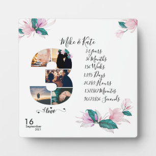 Persoonlijke foto-inkolling-liefdescombinatie fotoplaat