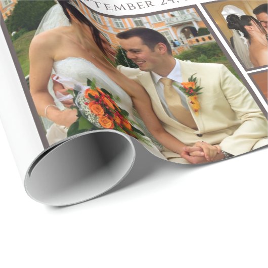 Persoonlijke foto-inkuilkeepomwille cadeaupapier (Rol Hoek)