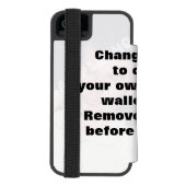 Persoonlijke foto iPhone 5 mapkwestie. Incipio iPhone Portemonnee Hoesje (Agenda Achterkant)