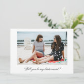 Persoonlijke foto Je wordt mijn briefkaart (Staand voorkant)