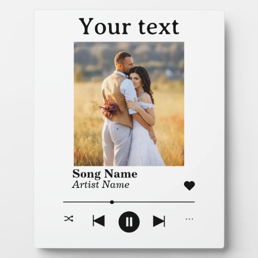 Persoonlijke foto Jubileum Song Fotoplaat (Voorkant)