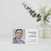 Persoonlijke foto, juridische professional visitekaartje (Staand voorkant)
