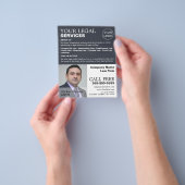 Persoonlijke foto Juridische services Adverteren Flyer (Hand)