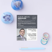 Persoonlijke foto Juridische services Adverteren Flyer (Enkel)