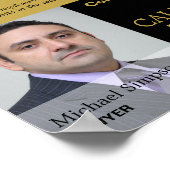 Persoonlijke foto Juridische services Adverteren Poster (Hoek)