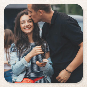 Persoonlijke foto kartonnen onderzetters