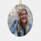 Persoonlijke foto keramisch ornament (Rechts)