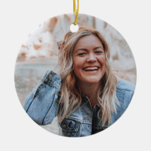 Persoonlijke foto keramisch ornament