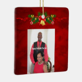 Persoonlijke foto keramisch ornament (Rechts)