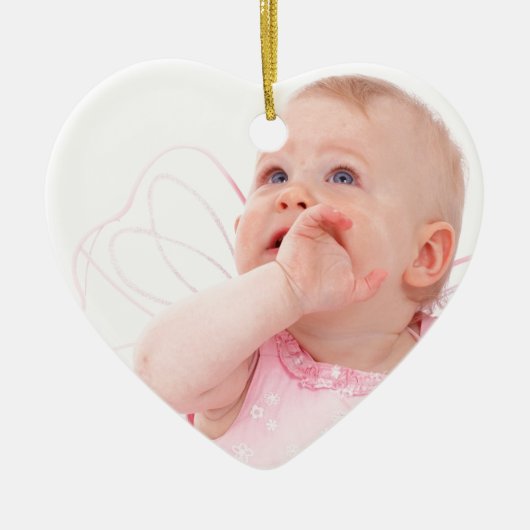 Persoonlijke foto keramisch ornament (Voorkant)