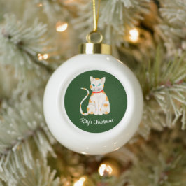 Persoonlijke foto keramische bal ornament