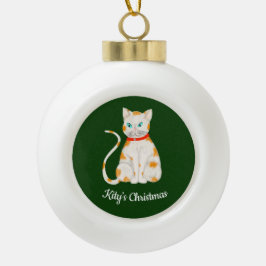 Persoonlijke foto keramische bal ornament