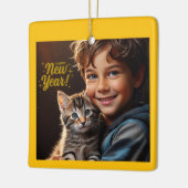 Persoonlijke Foto Kerst Sieraad Ornament (Links)