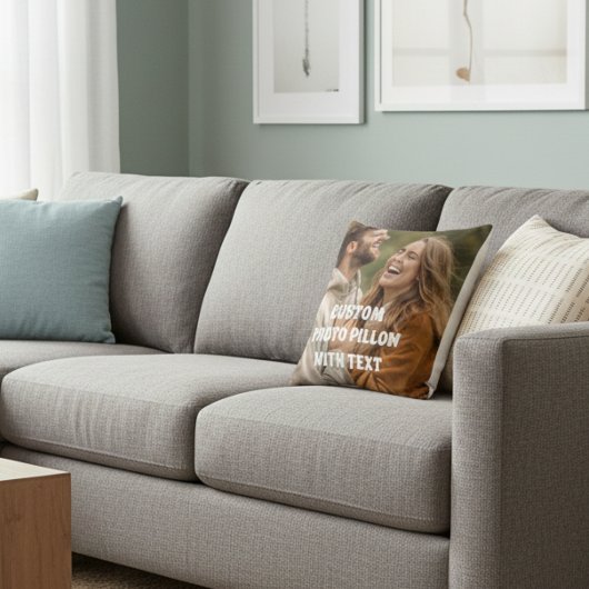 Persoonlijke foto kussen voor koppels – Op maat ge