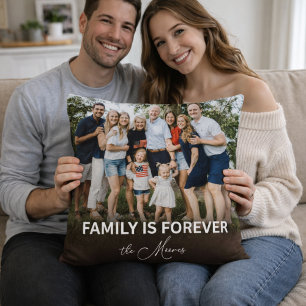 Persoonlijke Foto Kussensloop 'Familie Is Voor Alt Kussen