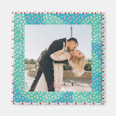 Persoonlijke foto-liefdesaardbeving Lijst Magneet (Voorkant)