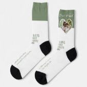 Persoonlijke foto-liefdeshart verloving sokken (Links)