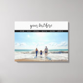 Persoonlijke foto-liefdesherinneringen canvas afdruk (Voorkant)