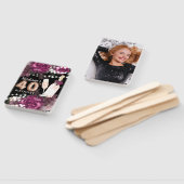 Persoonlijke foto Luxury 40th Birthday Hand Fan Handwaaier (Niet-gemonteerd)