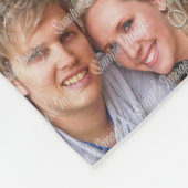 Persoonlijke foto maak je eigen fleece deken (Hoek)