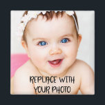 Persoonlijke foto magneet<br><div class="desc">Aangepast creëer als een soort magneet. Upload je eigen foto naar deze magneet - koelkasten magneten uit Ricaso</div>