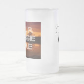 Persoonlijke foto matglas bierpul (Center)