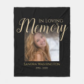 Persoonlijke foto Memorial Fleece Deken (Voorkant)