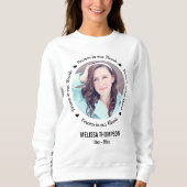 Persoonlijke foto Memorial Forever in ons hart Trui (Voorkant)