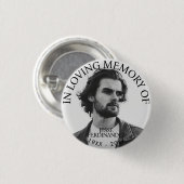 Persoonlijke foto Memorial Ronde Button 3,2 Cm (Voorkant /achterkant)