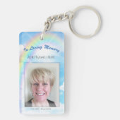 Persoonlijke foto Memorial Sleutelhanger (achterkant)
