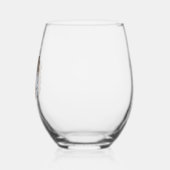 Persoonlijke foto Memorial Wijnglas Zonder Voet (Links)