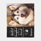 Persoonlijke foto-memoriefoto fleece deken (Voorkant)