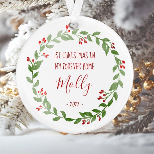 Persoonlijke foto met eerste Kerstmis op foto in N Ornament