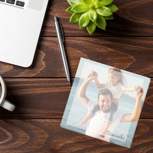 Persoonlijke foto met eigen naam  post-it® notes