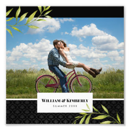 Persoonlijke foto met Laurel en Damask Foto Afdruk