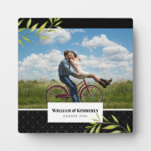 Persoonlijke foto met Laurel en Damask Fotoplaat (Voorkant)