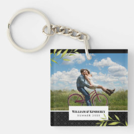 Persoonlijke foto met Laurel en Damask Sleutelhanger