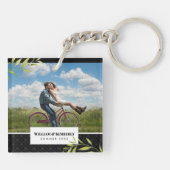 Persoonlijke foto met Laurel en Damask Sleutelhanger (Achterkant)