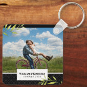 Persoonlijke foto met Laurel en Damask Sleutelhanger (Achterkant)