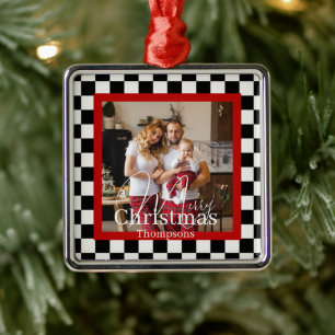 Persoonlijke foto metaal ornament
